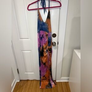 Fashion Nova Multicolor Tie-Dye Dress- small